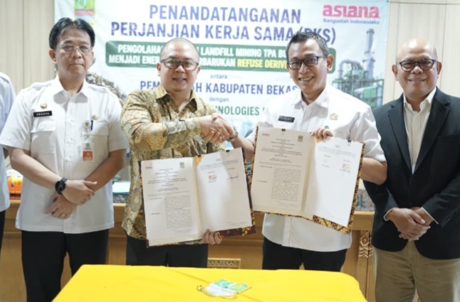 Pemkab Bekasi Gandeng PT Asiana, Siap Olah Sampah TPA Burangkeng 1000 Ton Perhari