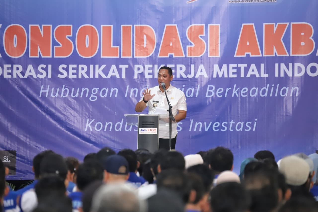 Plt Bupati Bekasi Tegaskan Komitmenya Menjaga Hubungan Industrial Berkeadilan dan Menjaga Kondusivitas Investasi